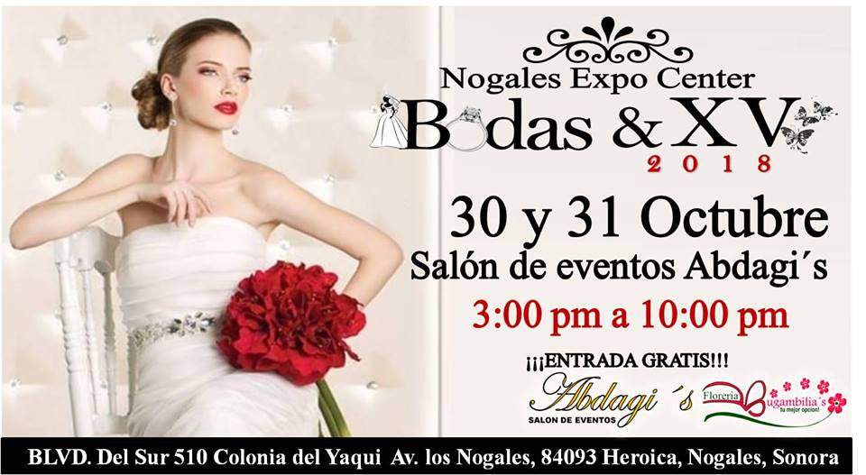 30-31 de Octuber 2018 Expo Boda Nogales